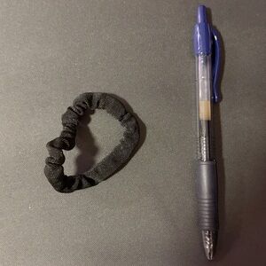 LIKE NEW - Small black scrunchie